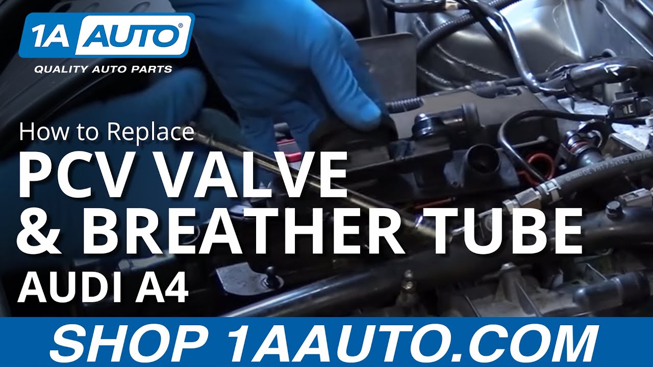How To Replace Pcv Valve And Valve Cover Breather Tube 04 09 Audi A4