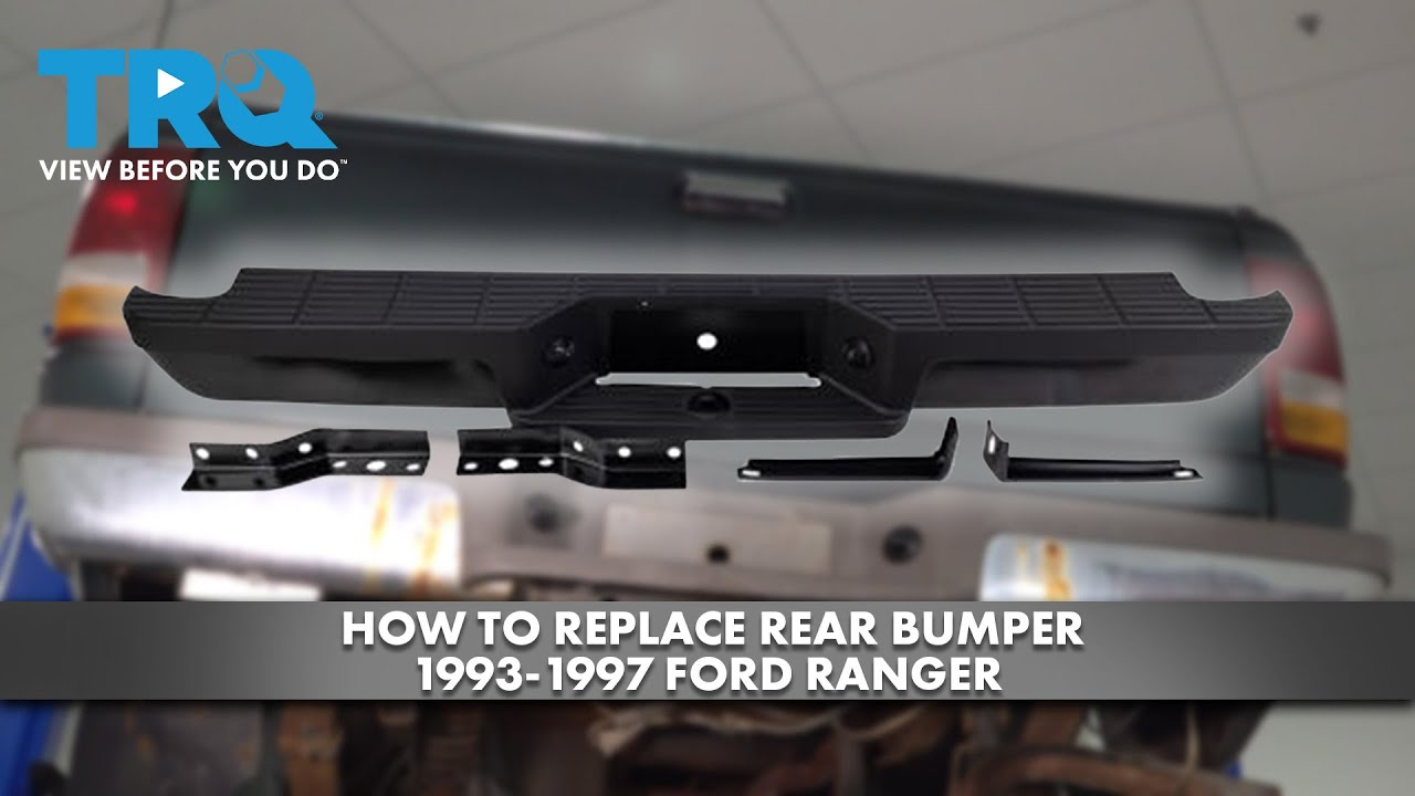 How to Replace Rear bumper 1993-1997 Ford Ranger | 1A Auto