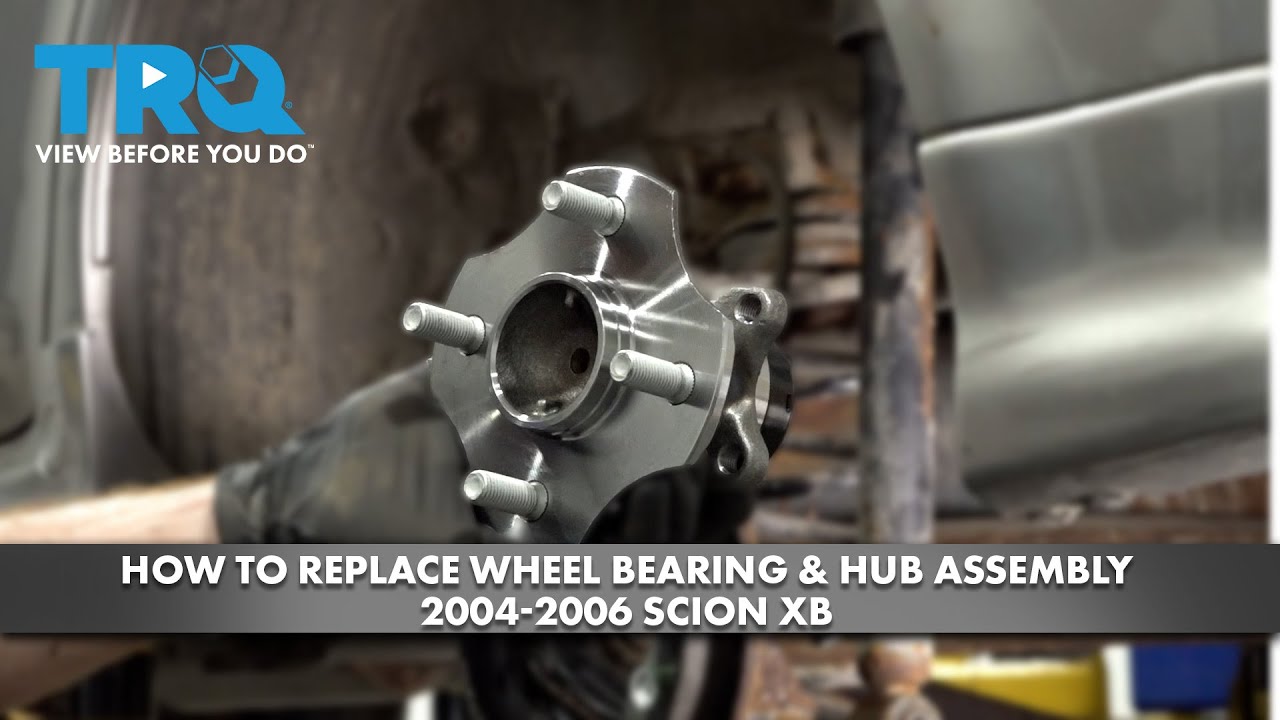 How to Replace Rear Wheel Bearing Hub Assembly 20042006 Scion xB 1A Auto