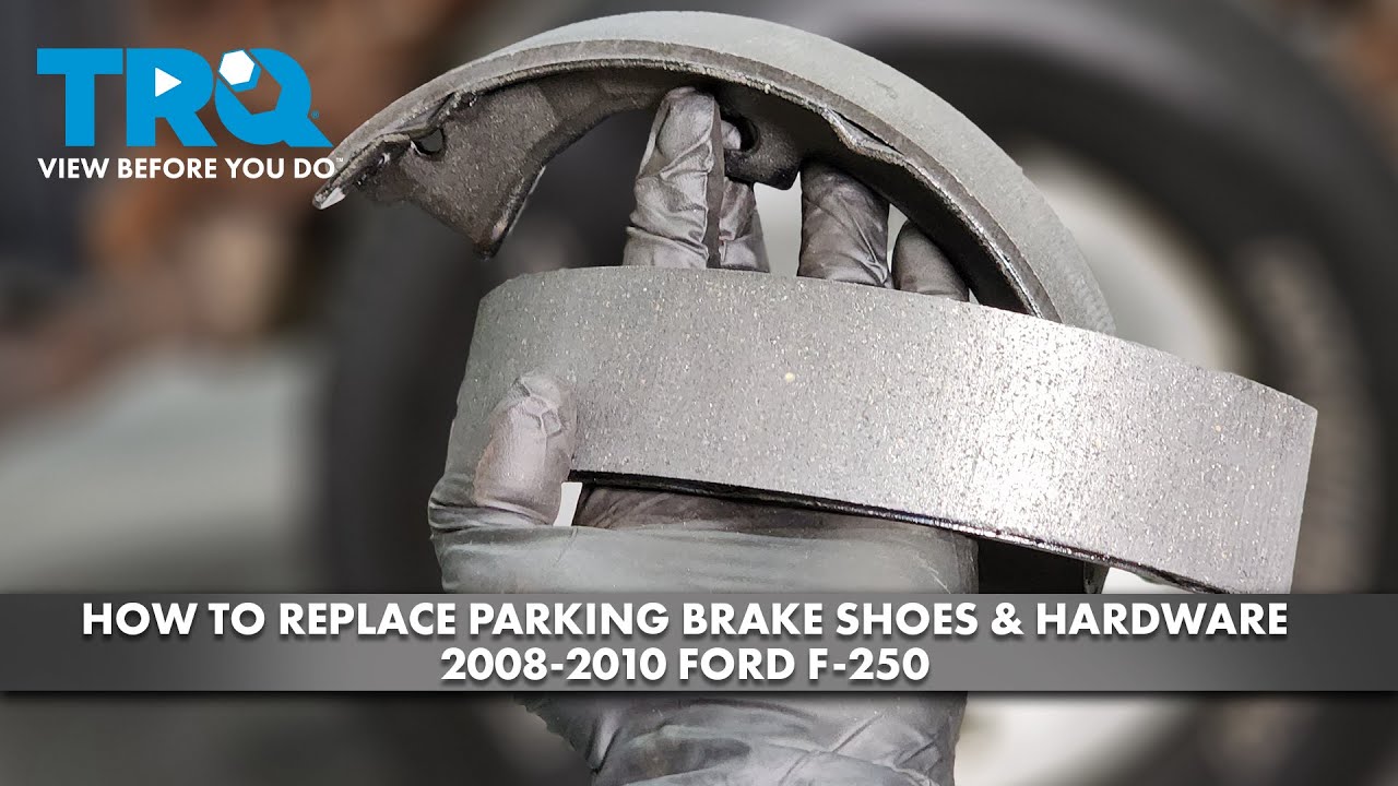 How to Replace Parking Brake Shoes 20082010 Ford F250 1A Auto
