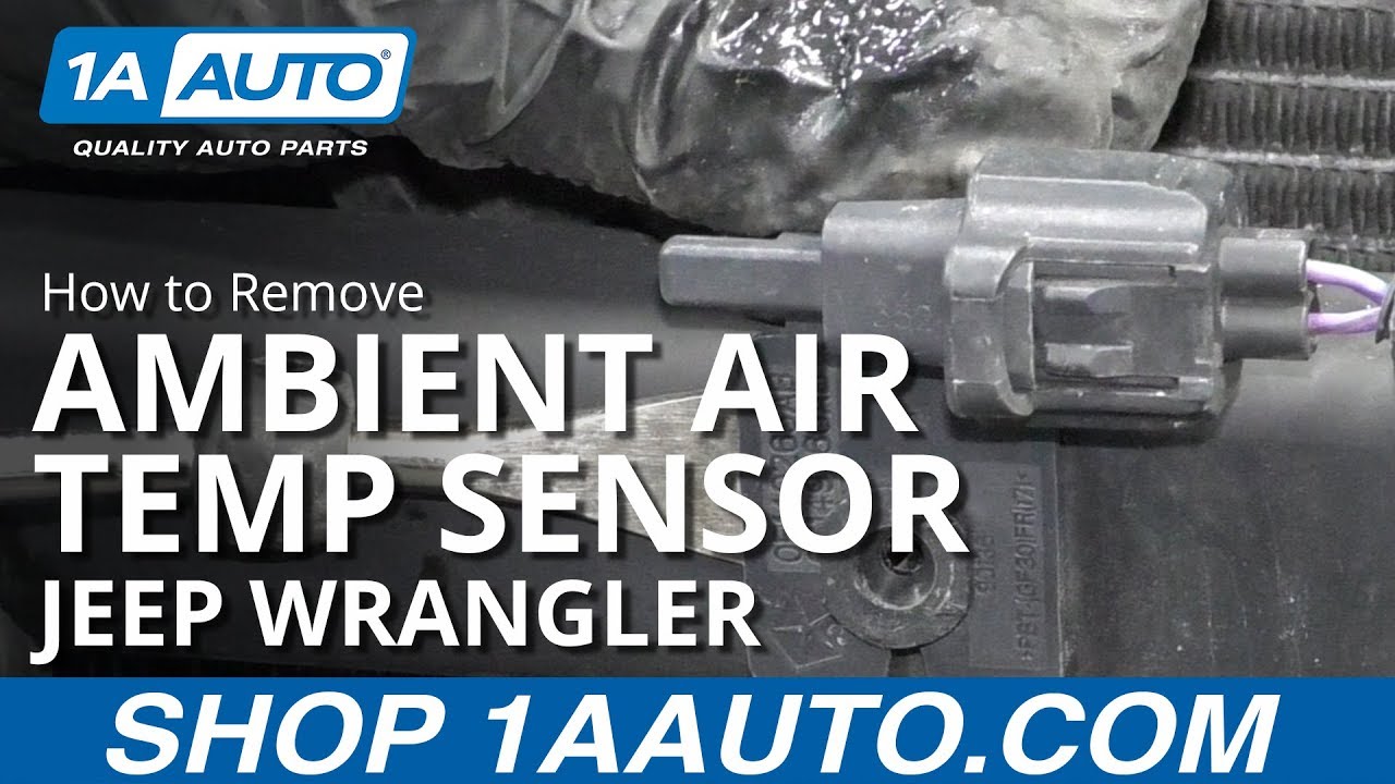 How to Replace Ambient Air Temp Sensor 0618 Jeep Wrangler 1A Auto