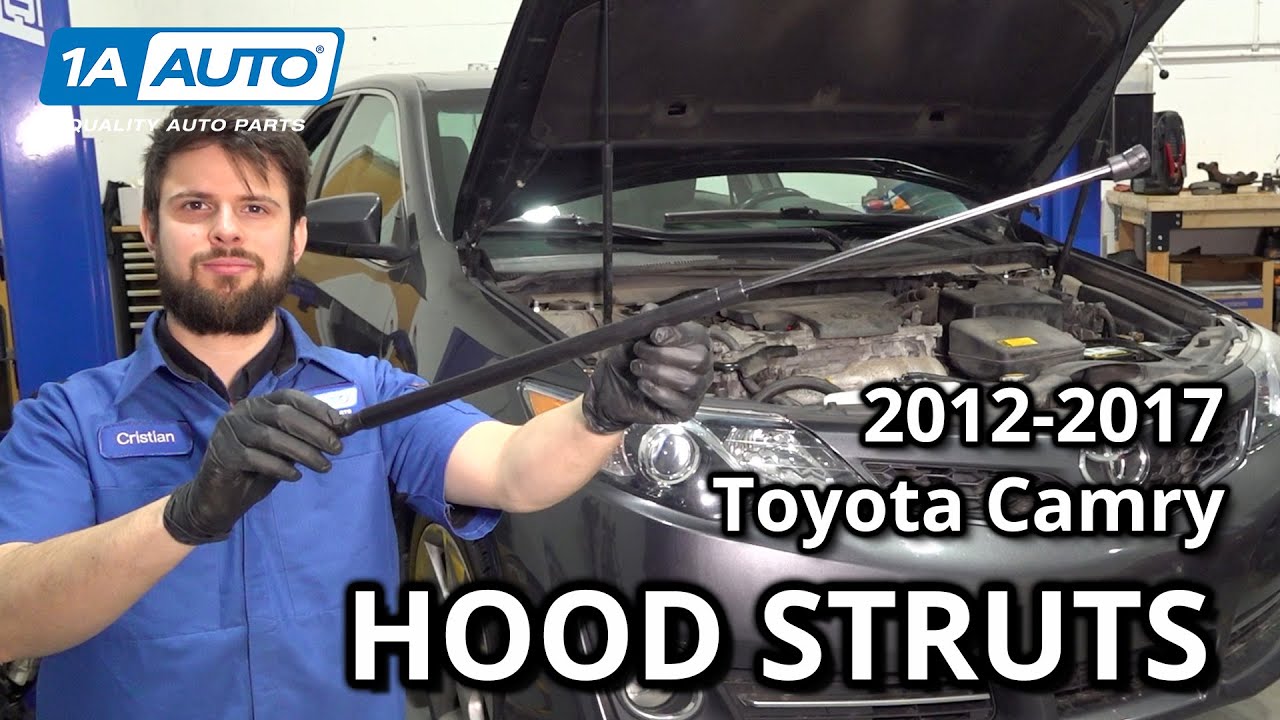 How to Replace Hood Struts 20122017 Toyota Camry 1A Auto