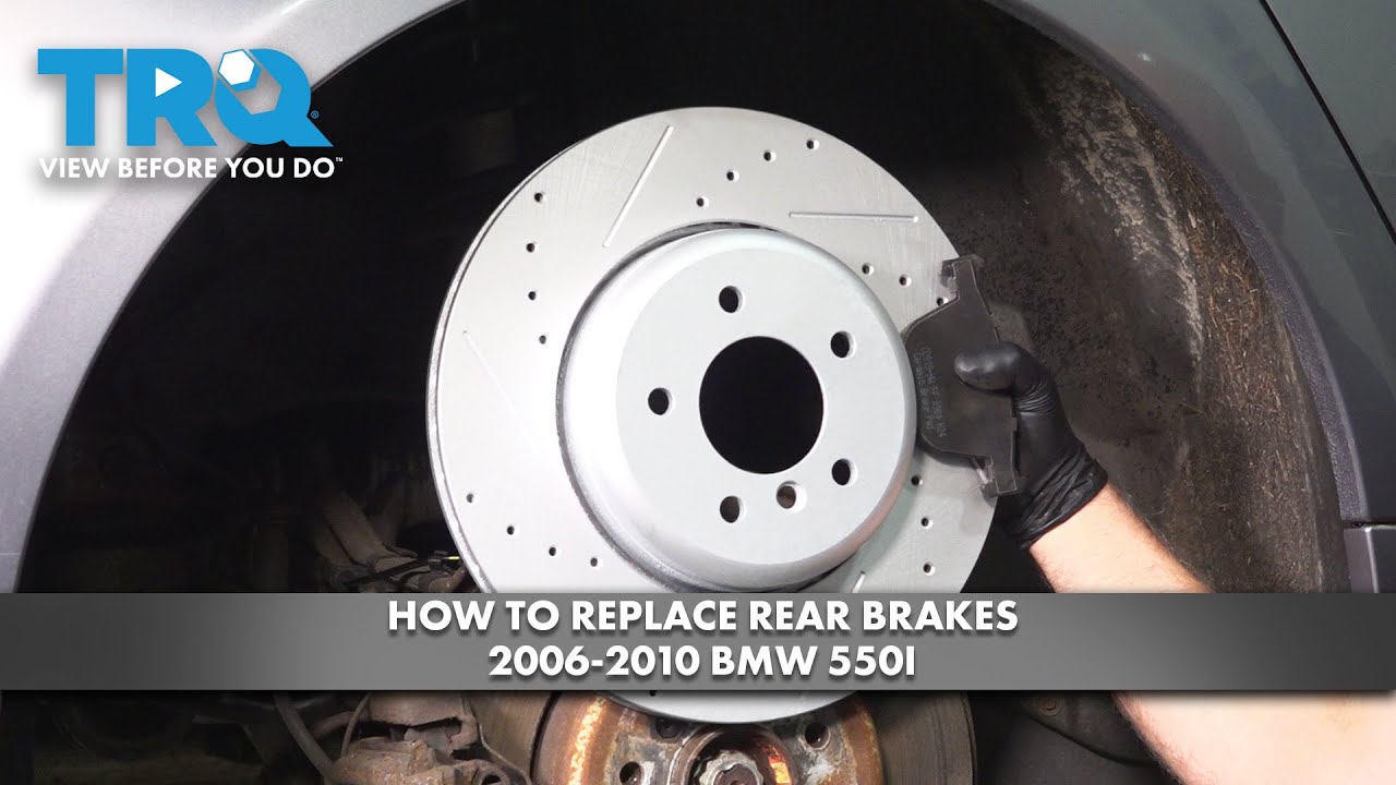 How to Replace Rear Brakes 2006-2010 BMW 550i | 1A Auto