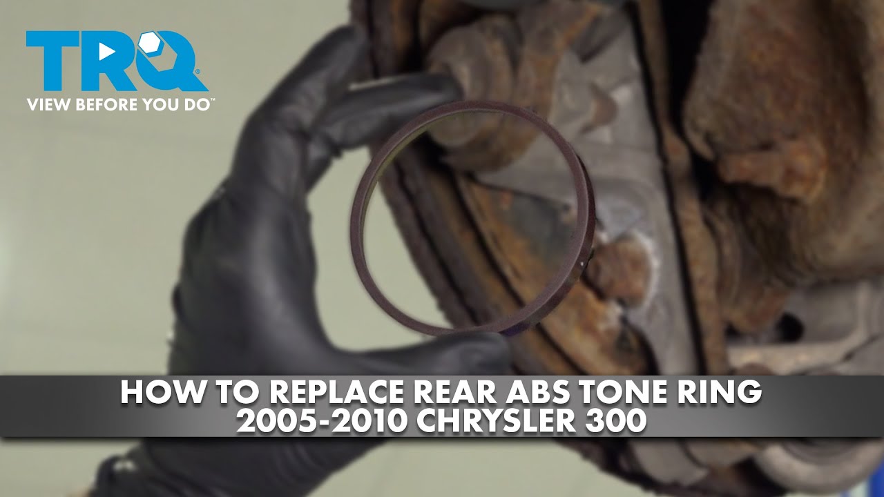 How to Replace Rear ABS Tone Ring 20052010 Chrysler 300 1A Auto