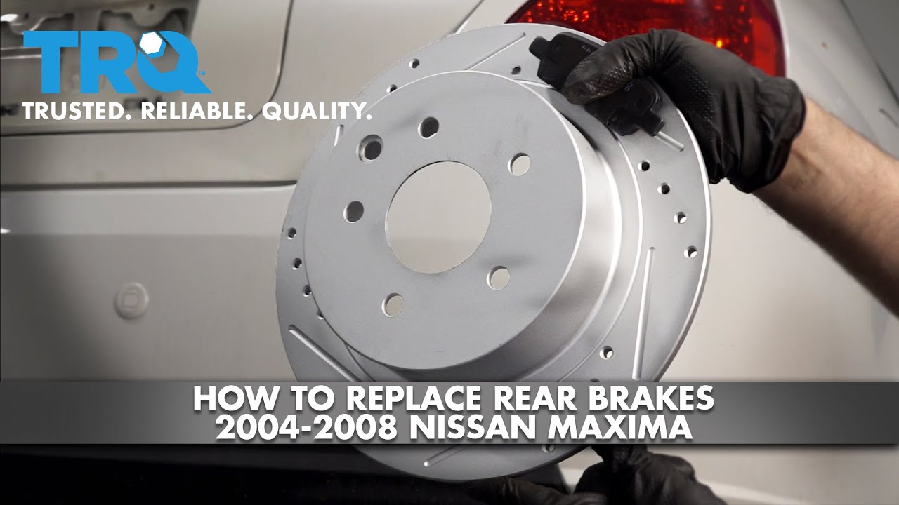 How To Replace Rear Brakes 200408 Nissan Maxima 1A Auto