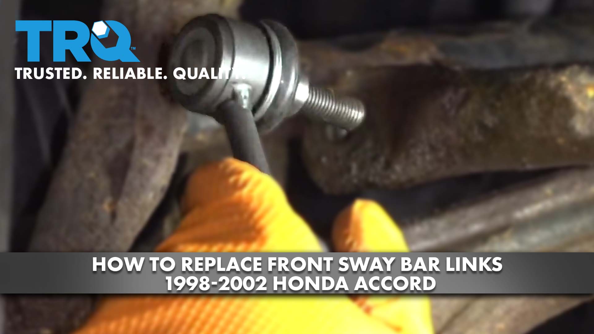 How To Replace Front Sway Bar Links 19982002 Honda Accord 1A Auto