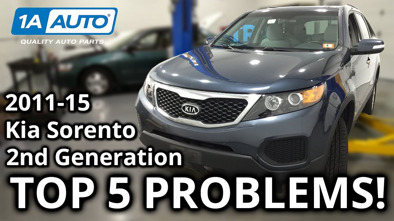 Top 5 Problems Kia Sorento SUV 2nd Generation 201115 1A Auto