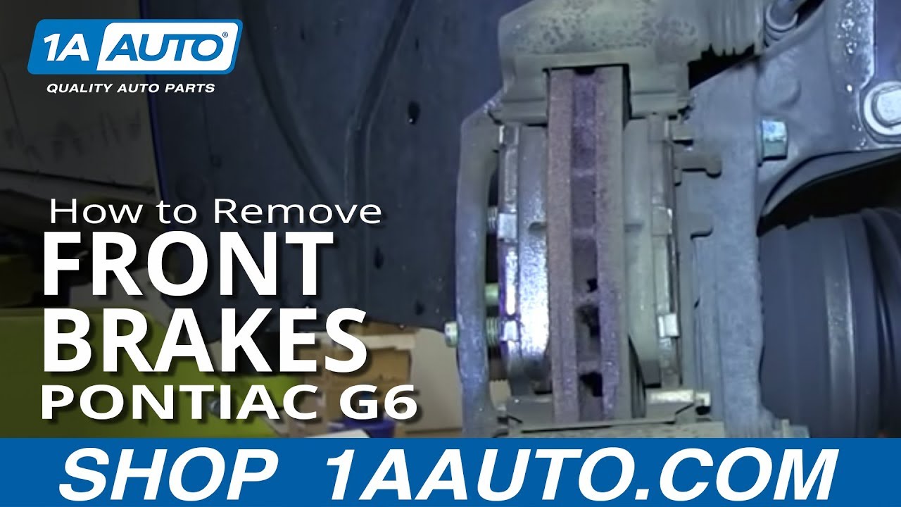 How to Replace Front Brakes 200510 Pontiac G6 1A Auto