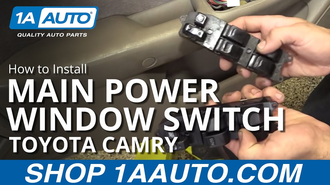 How to Replace Power Window Switch 19972001 Toyota Camry 1A Auto