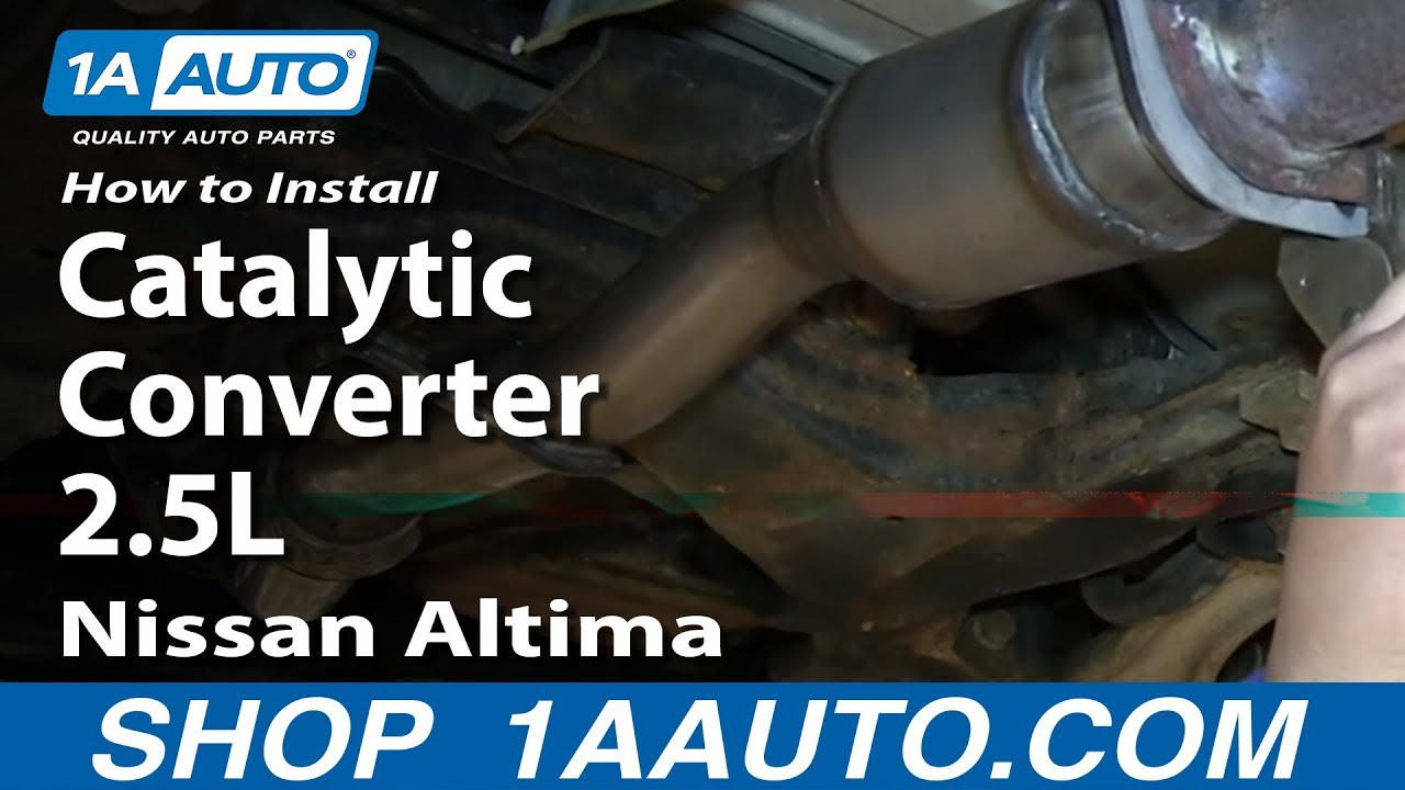 How to Replace Exhaust Pipe with Catalytic Converter 0206 Nissan