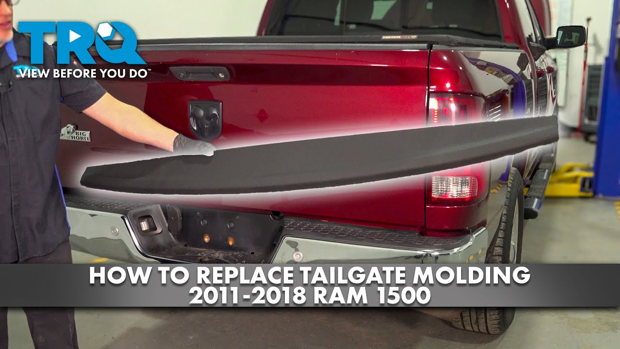 How to Replace Tailgate Molding 2011-2018 Ram 1500 | 1A Auto