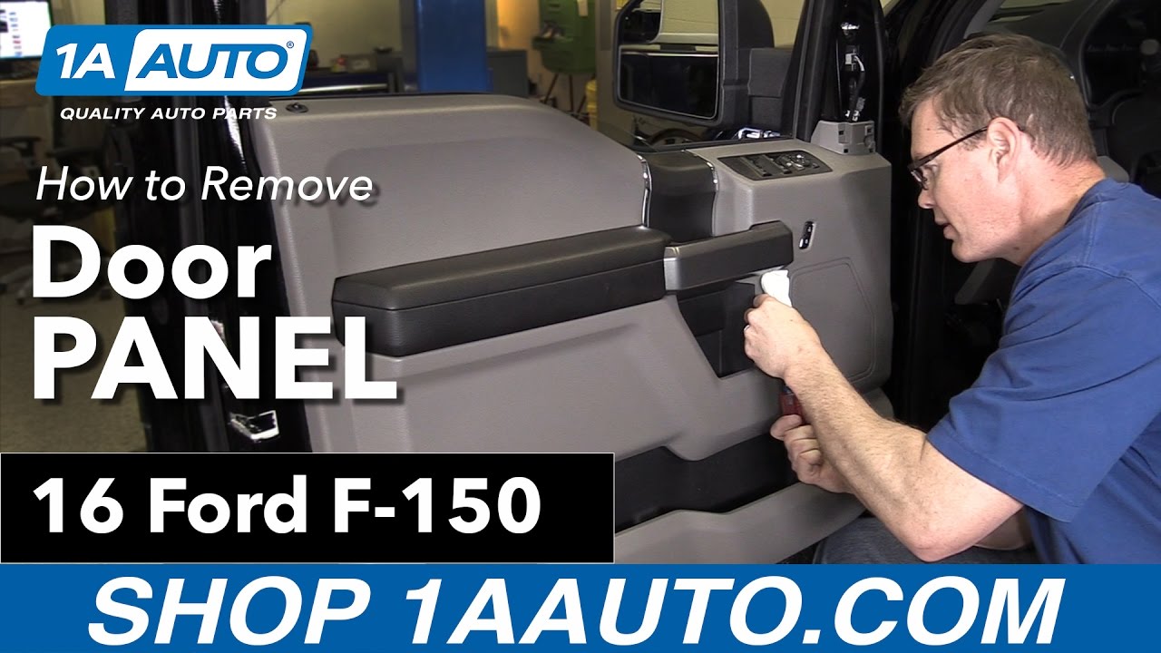 How to Replace Front Drivers Door Panel 201519 Ford F150 1A Auto