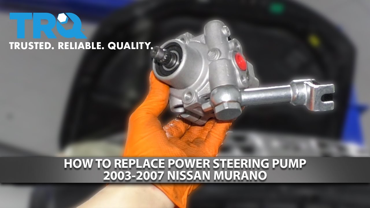How to Replace Power Steering Pump 20032007 Nissan Murano 1A Auto
