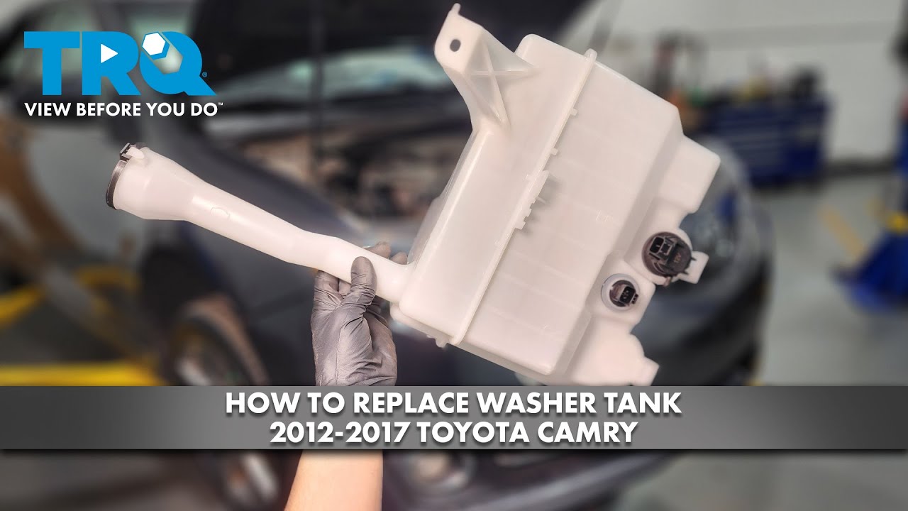 How to Replace Washer Fluid Tank 2012-2017 Toyota Camry | 1A Auto - How To Spray Water On Windshield Toyota Camry