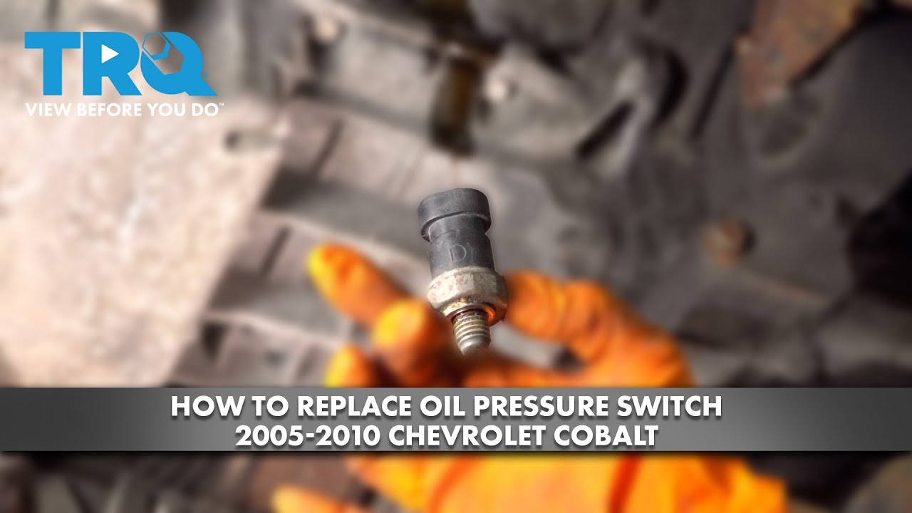 How to Replace Oil Pressure Switch 20052010 Chevrolet Cobalt 1A Auto