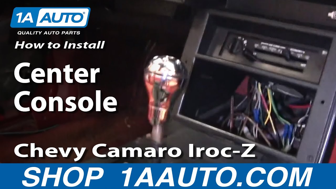 How to Replace Center Console Chevy Camaro IrocZ 198292 1A Auto