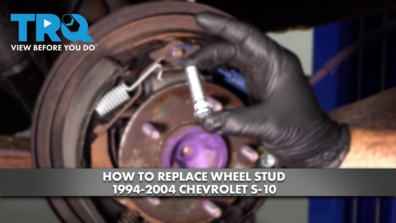 How to Replace Wheel Stud 19942004 Chevrolet S10 1A Auto