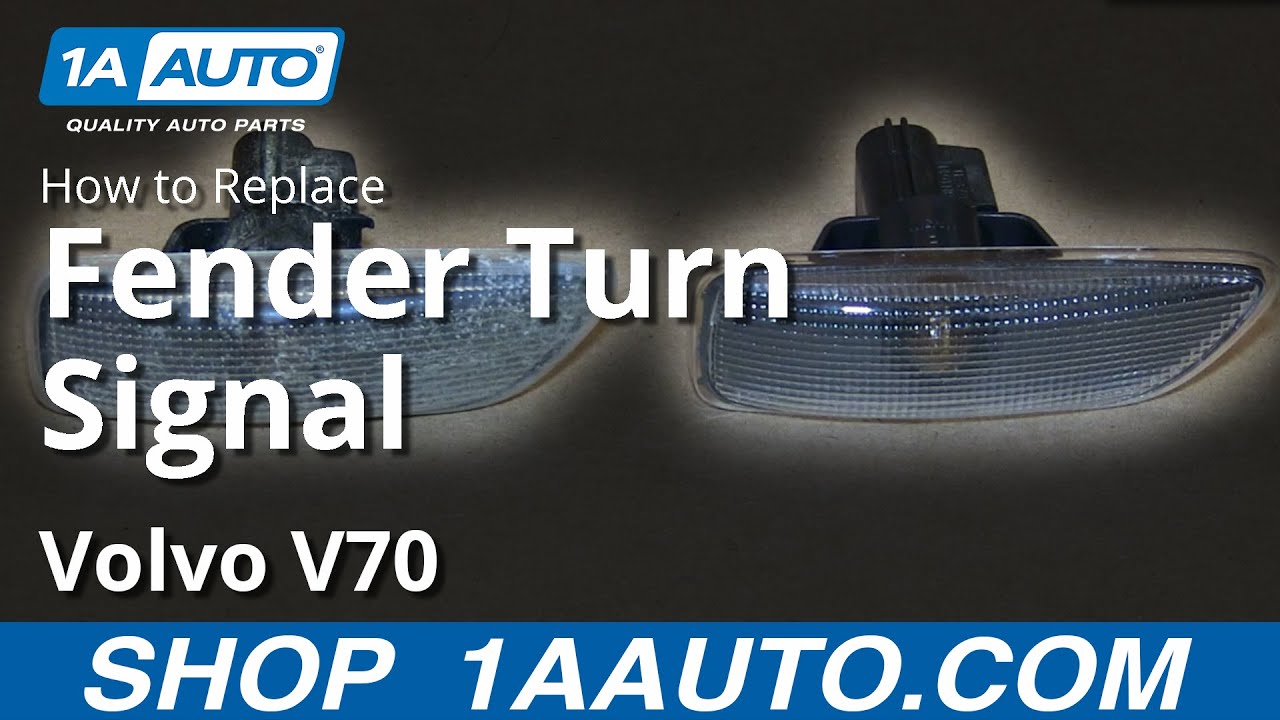 How to Replace Fender Turn Signal 2001-07 Volvo V70