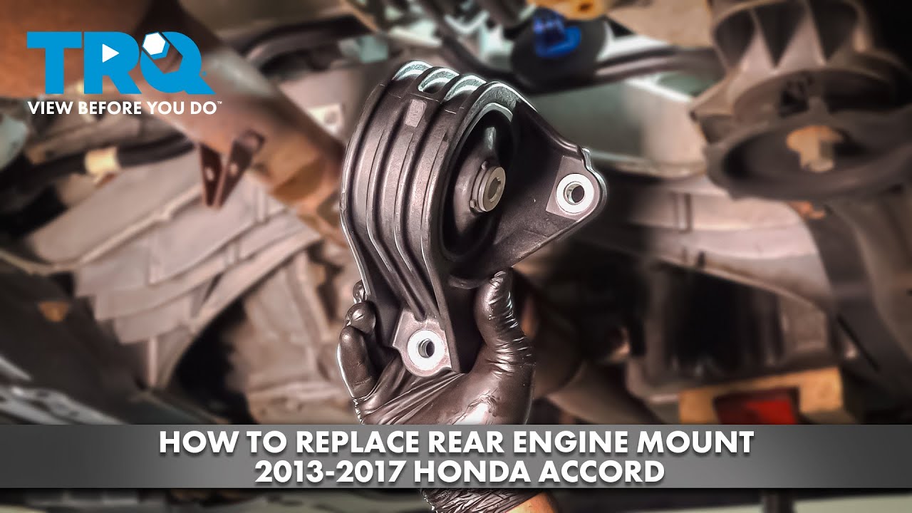 How to Replace Rear Engine Mount 2013-2017 Honda Accord | 1A Auto