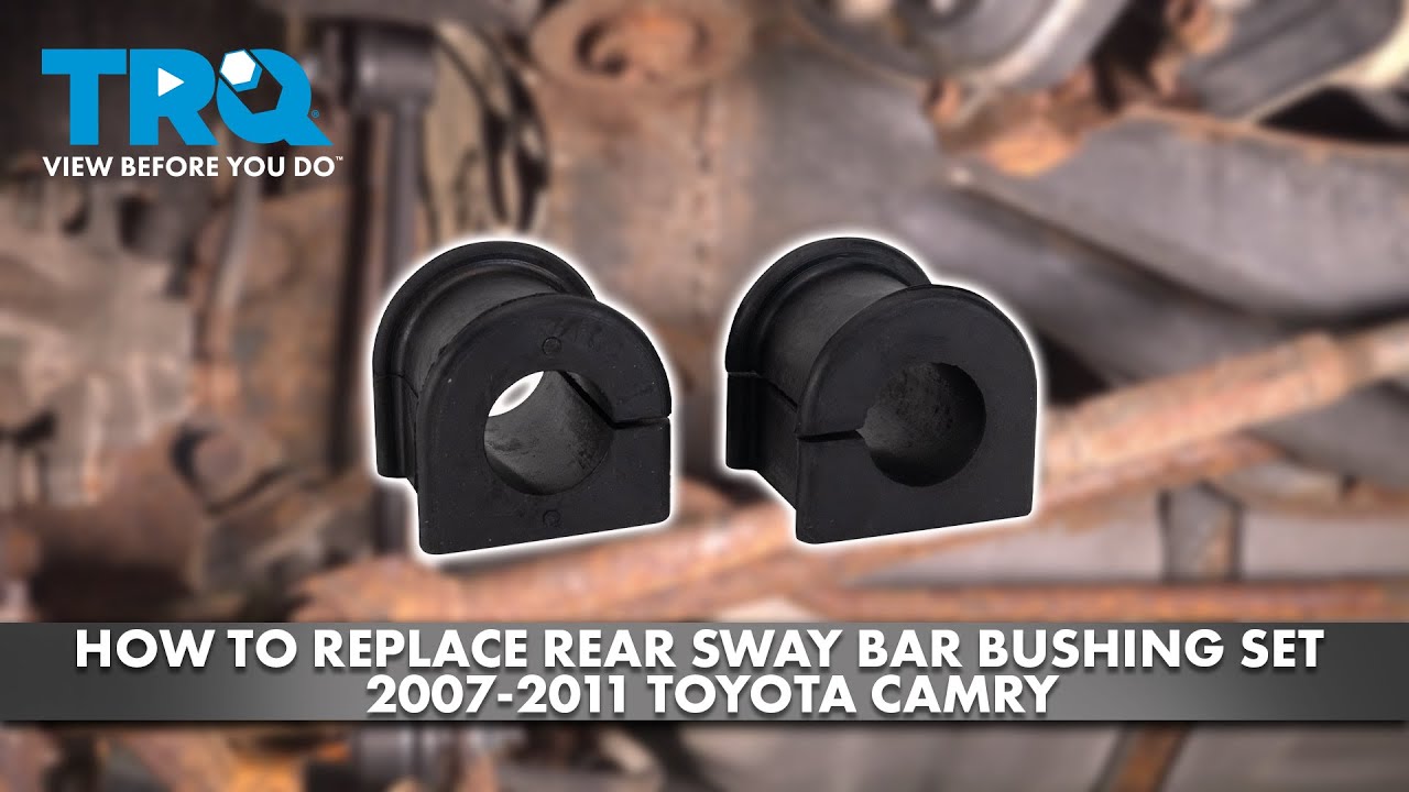 How to Replace Rear Sway Bar Bushing Set 20072011 Toyota Camry 1A Auto