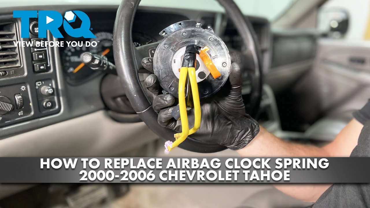How to Replace Airbag Clock Spring 20002006 Chevrolet Tahoe 1A Auto