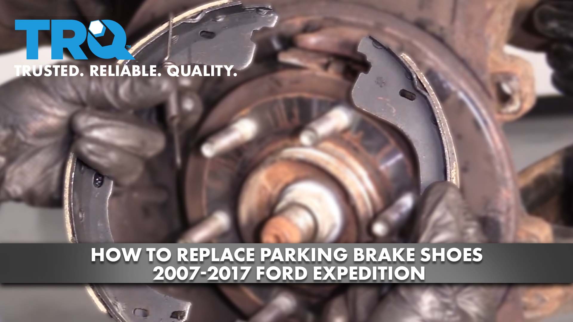 How to Replace Parking Brake Shoes 200717 Ford Expedition 1A Auto