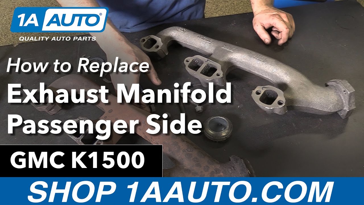 How to Replace Passenger Exhaust Manifold 199697 GMC K1500 1A Auto