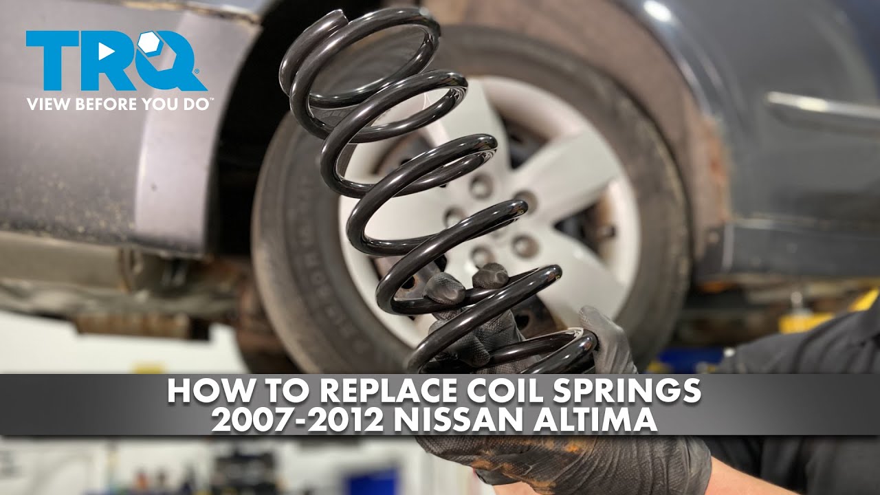 How to Replace Rear Coil Springs 20072012 Nissan Altima 1A Auto