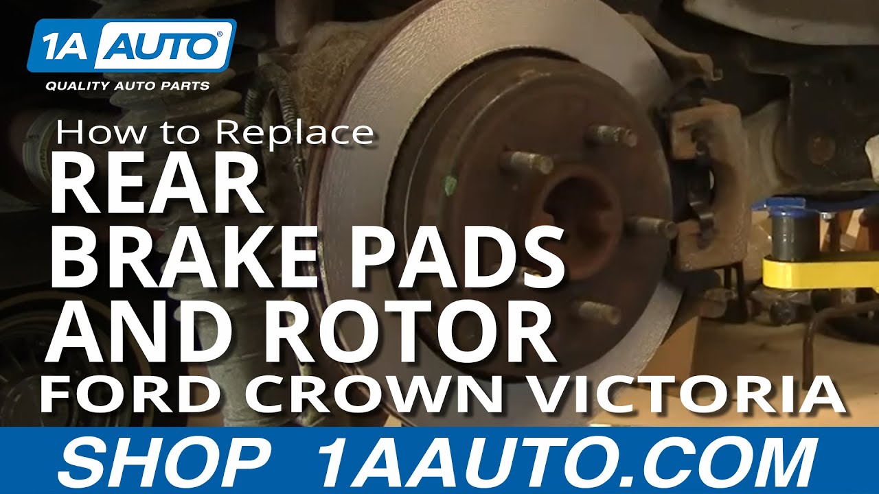 YXPCARS Front & Rear Ceramic Brake Pads – For Ford Crown Victoria & Grand Marquis 2003–2011 (Dust-Free, D931 D932)