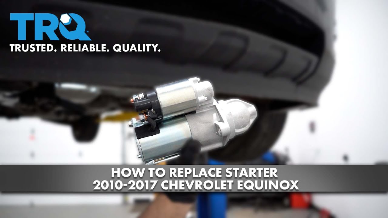 How to Replace Starter 201017 Chevrolet Equinox 1A Auto