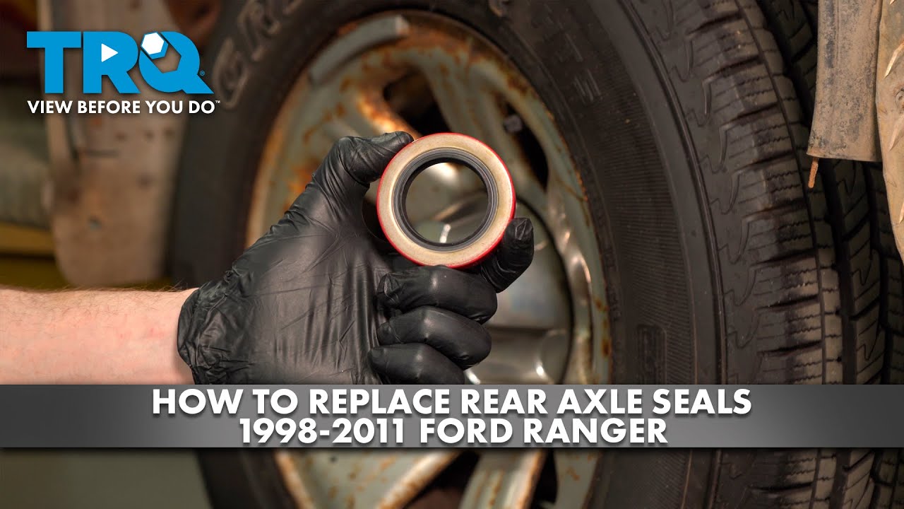 How to Replace Rear Axle Seals 19982011 Ford Ranger 1A Auto