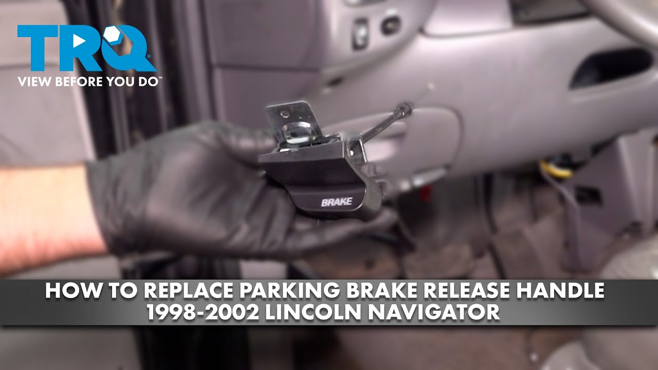 How to Replace Parking Brake Release Handle 19982002 Lincoln Navigator