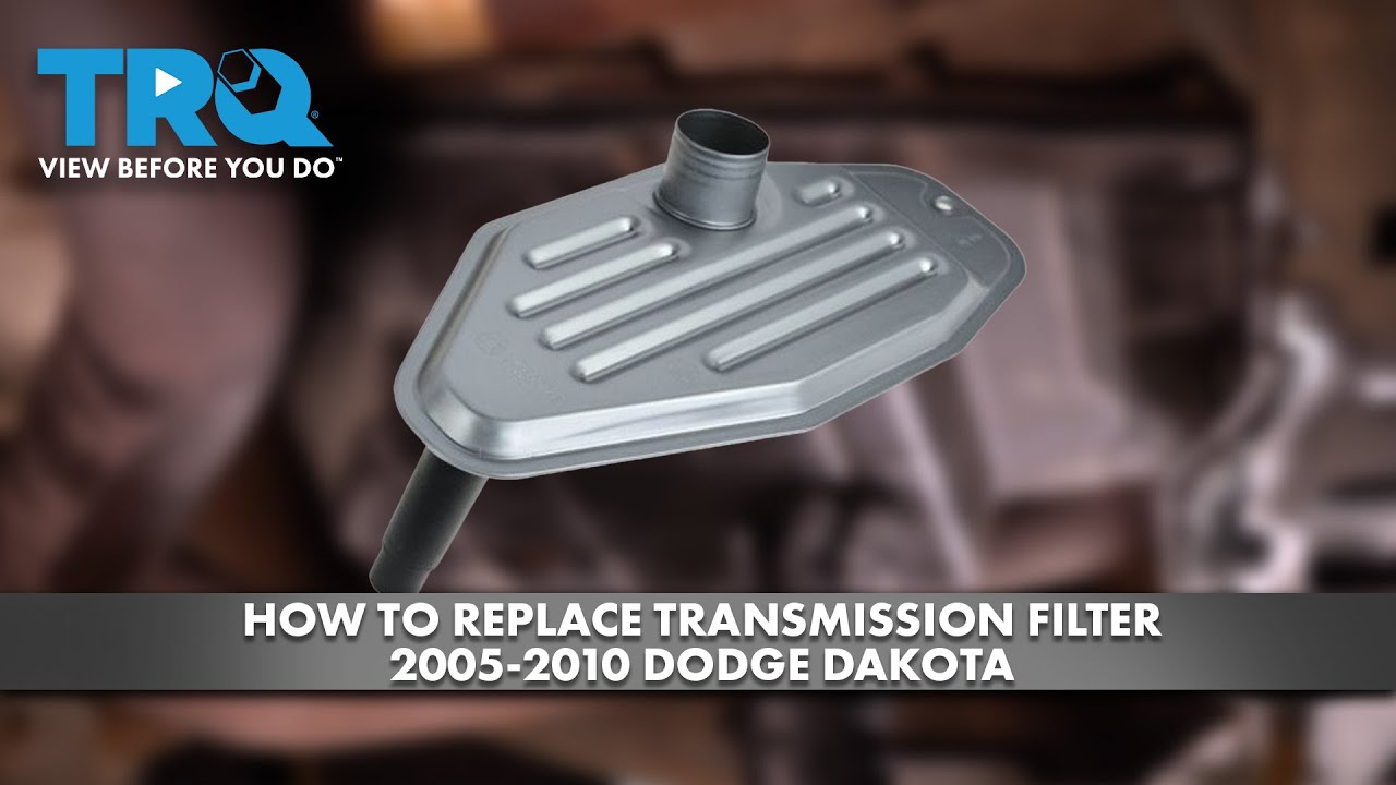 How to Replace Transmission Filter 20052010 Dodge Dakota 1A Auto