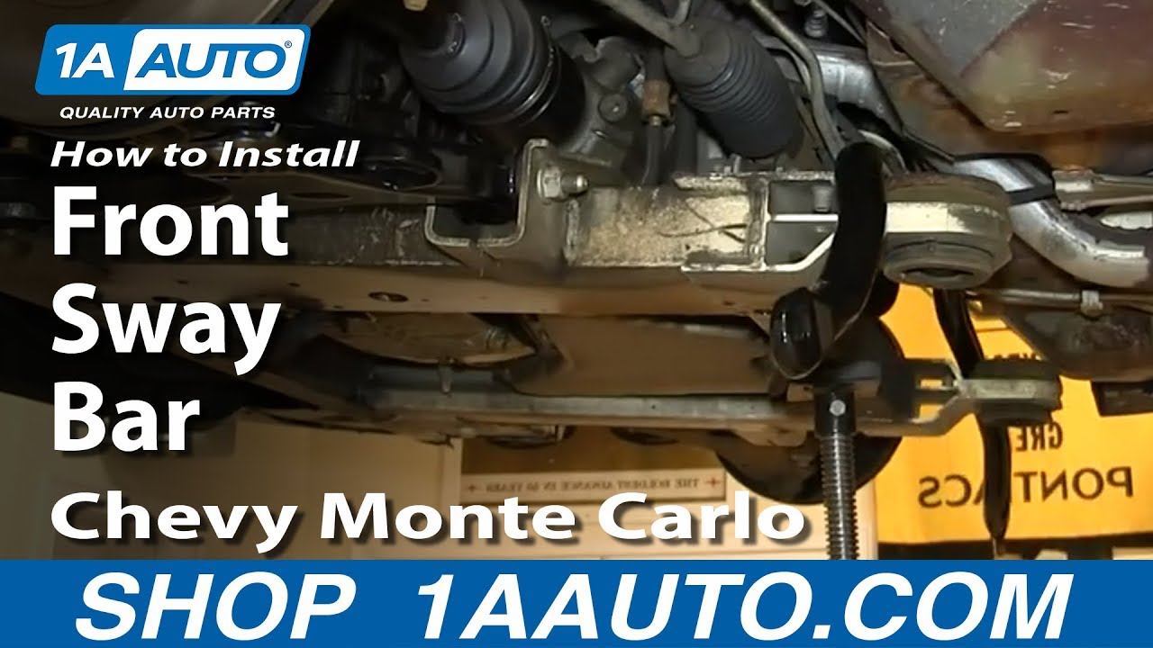 How to Replace Front Sway Bar 200007 Chevy Monte Carlo 1A Auto