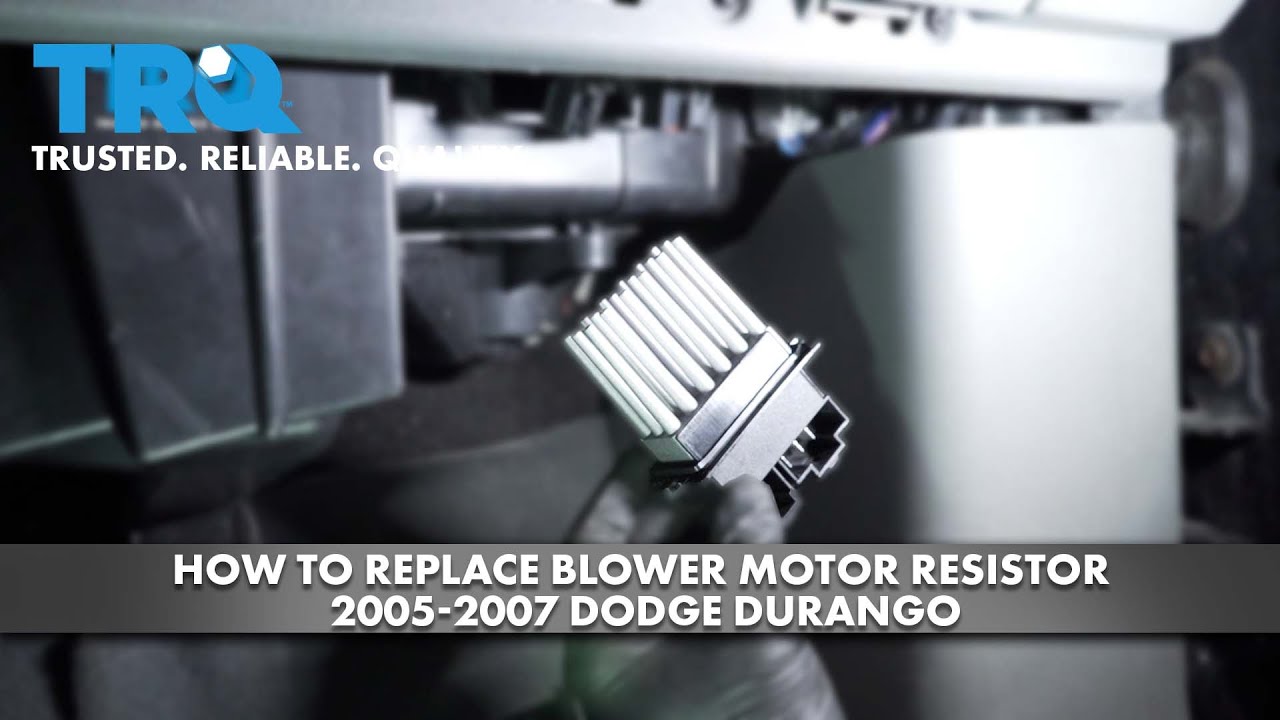 How to Replace Blower Motor Resistor 200507 Dodge Durango 1A Auto