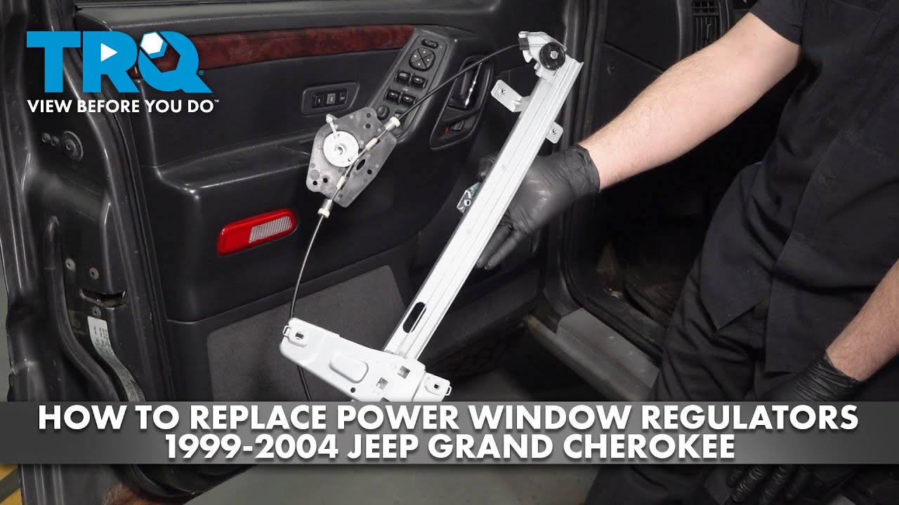 How to Replace Front Power Window Regulators 1999-2004 Jeep Grand