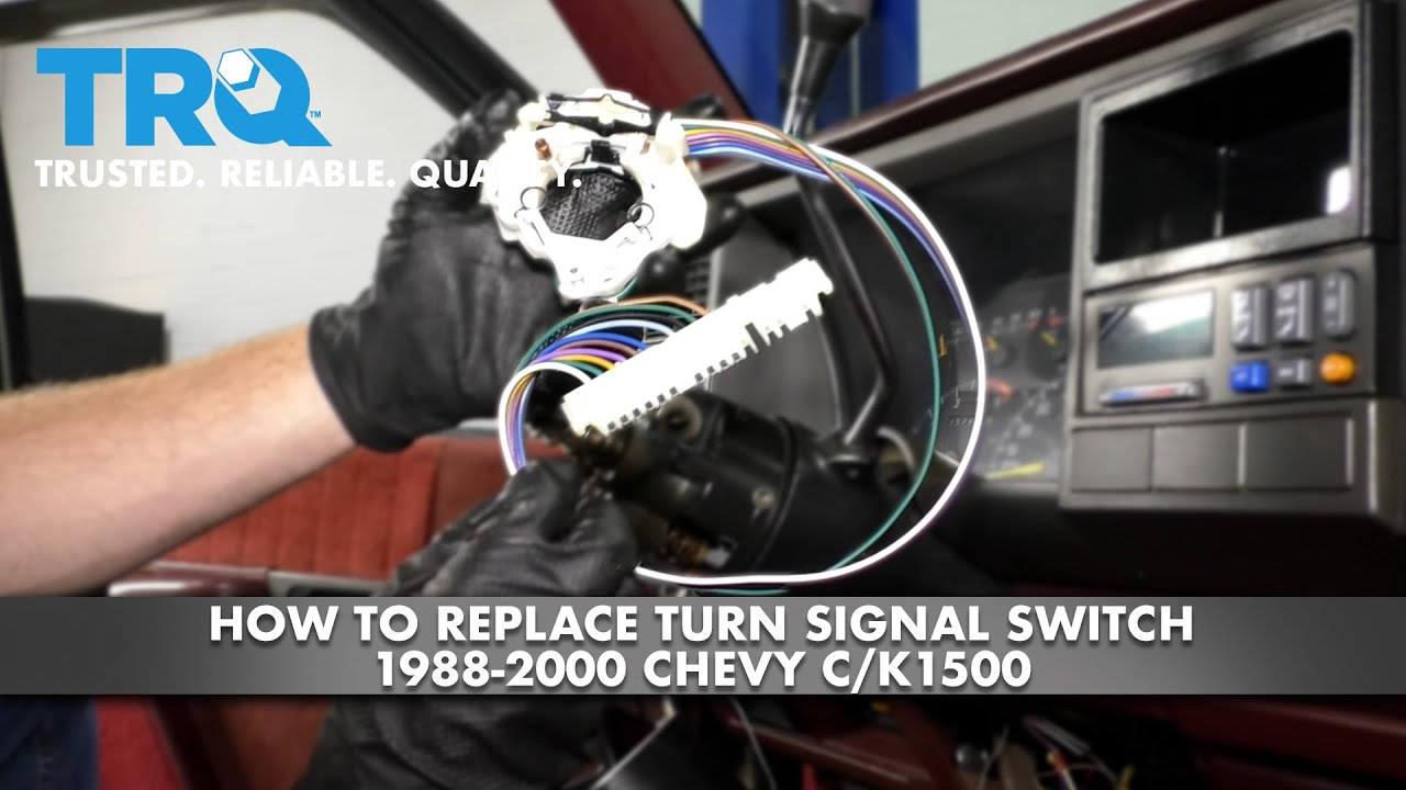How to Replace Turn Signal Switch 19882000 Chevy CK1500 1A Auto
