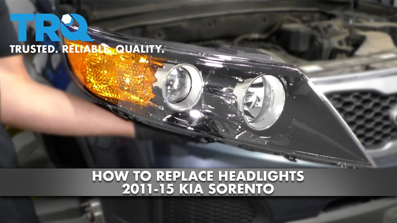 How to Replace Headlights 201115 Kia Sorento 1A Auto