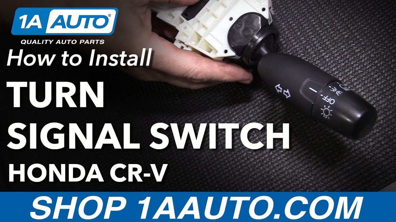 How to Replace Turn Signal Switch 200711 Honda CRV 1A Auto