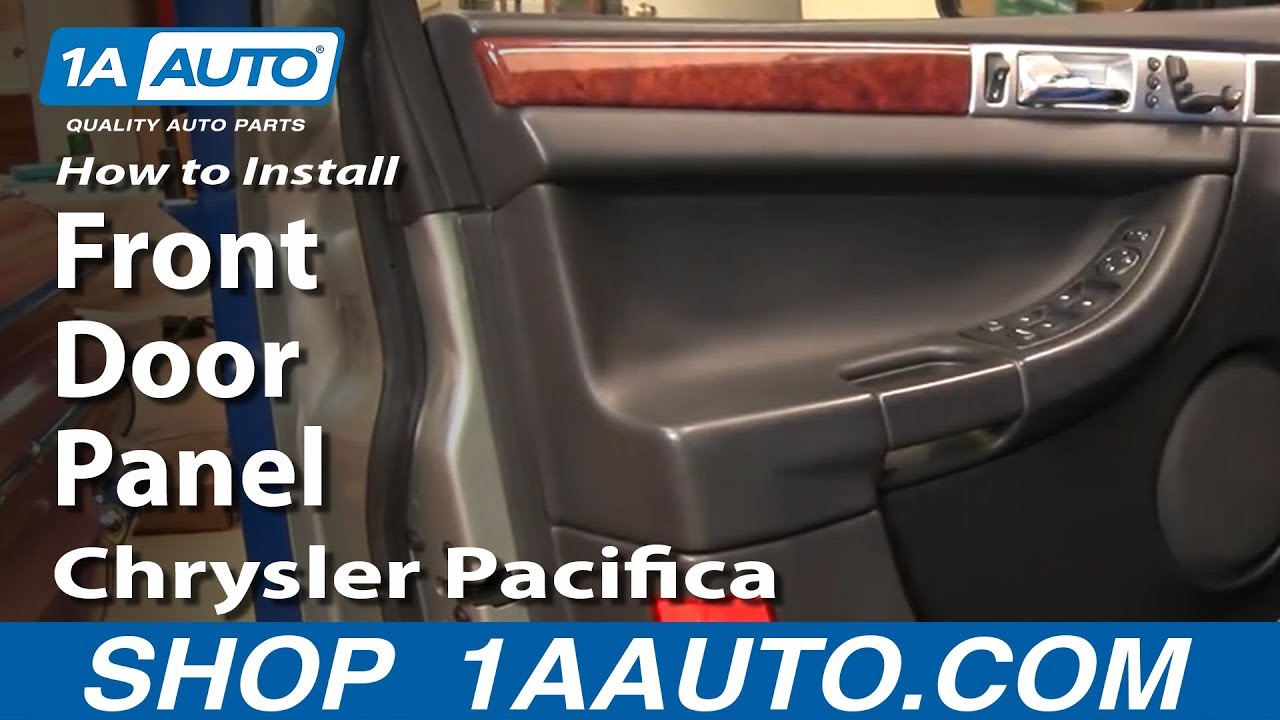 How To Remove Front Door Panel 200408 Chrysler Pacifica 1A Auto
