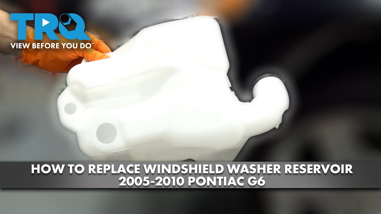 How to Replace Windshield Washer Reservoir 20052010 Pontiac G6 1A Auto