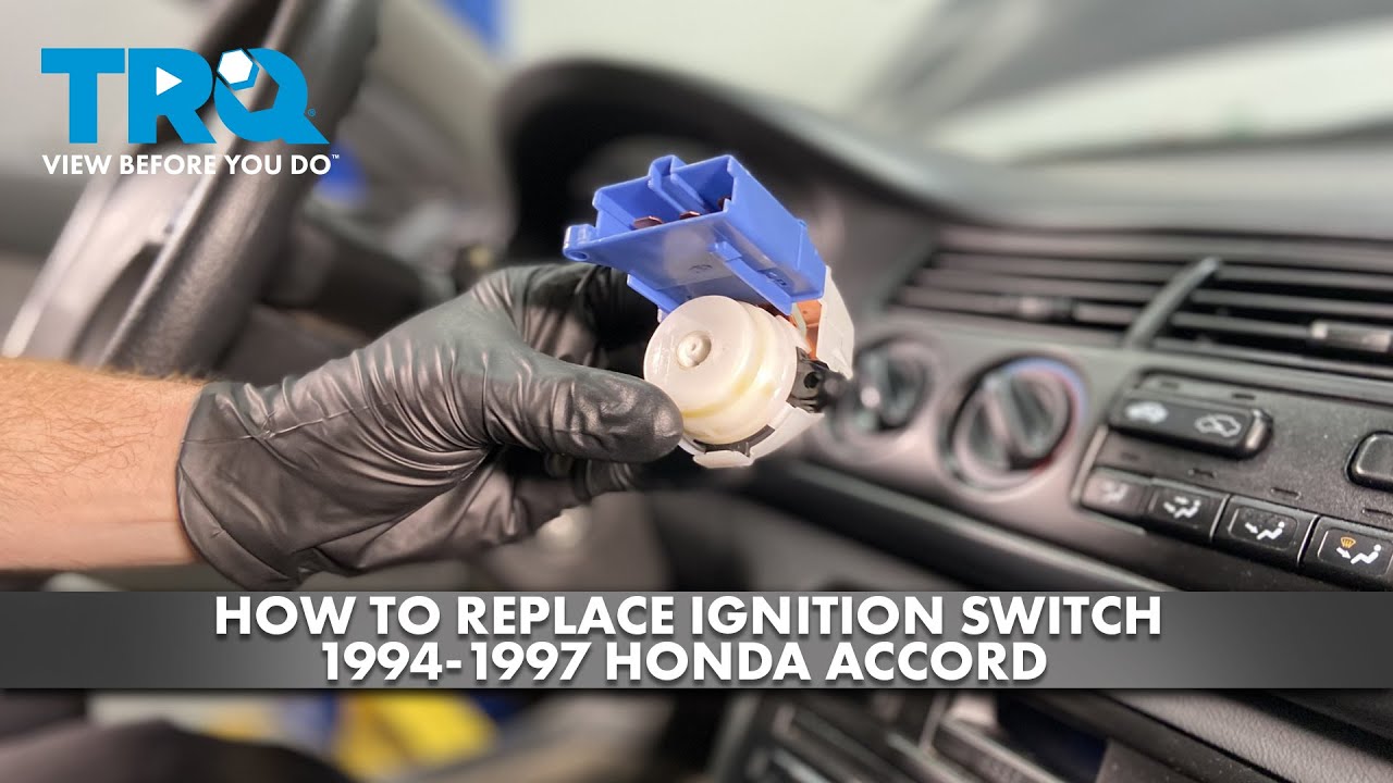 How to Replace Ignition Switch 19941997 Honda Accord 1A Auto