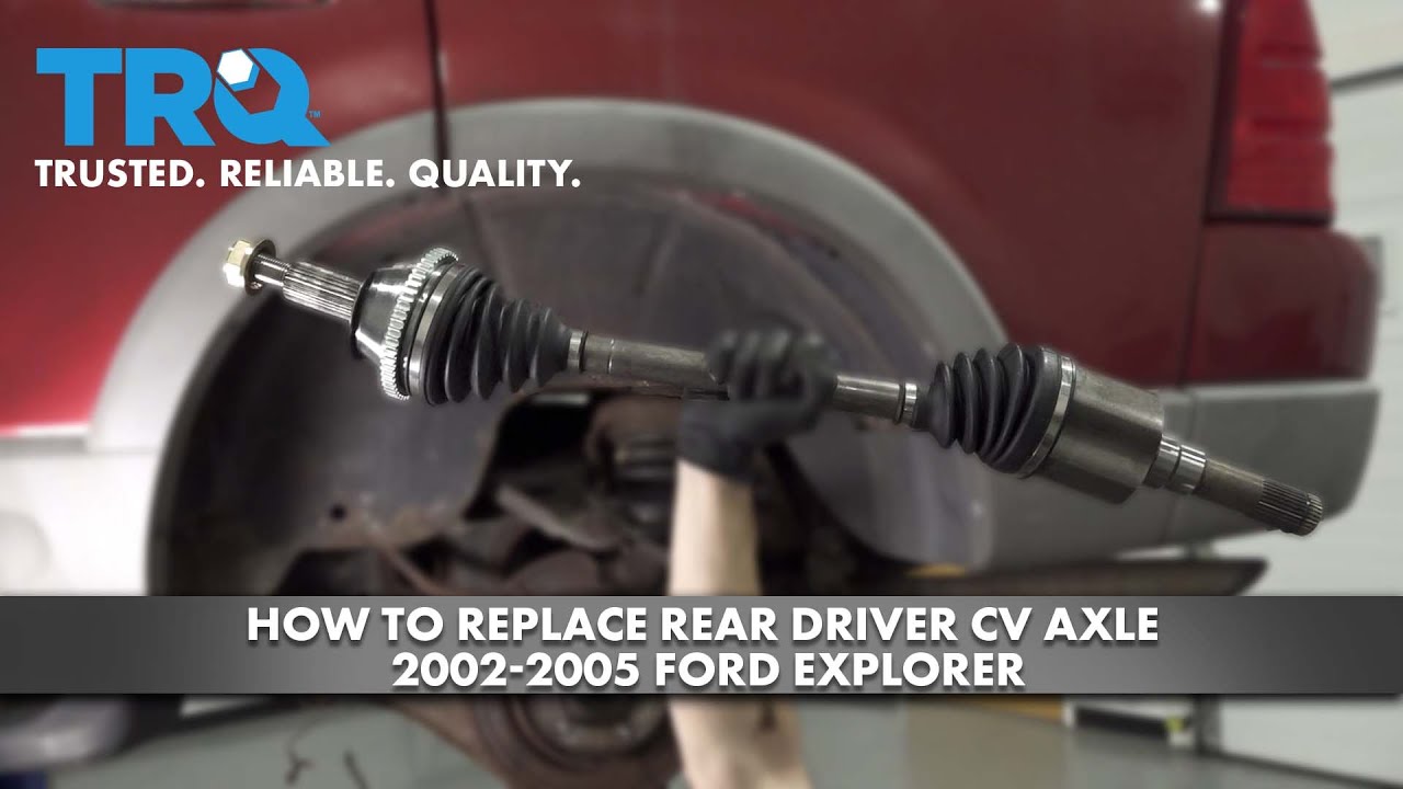How to Replace Rear Driver CV Axle 2002-2005 Ford Explorer | 1A Auto