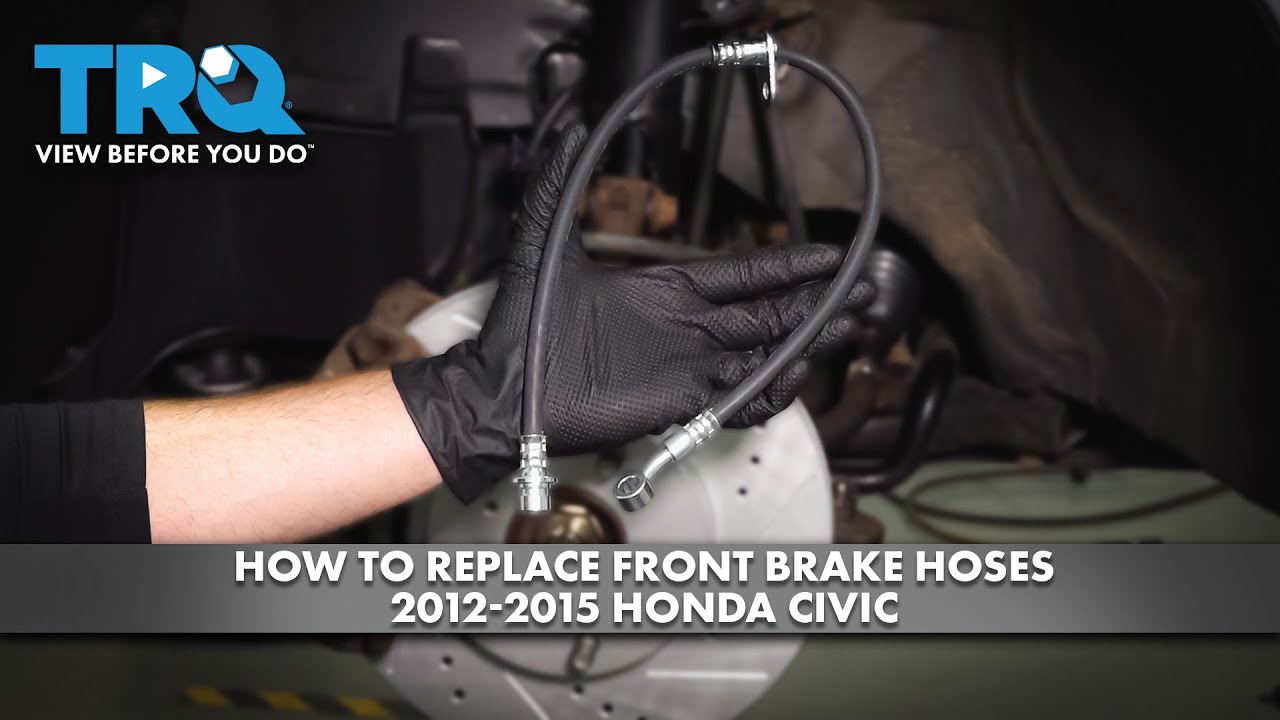 How to Replace Front Brake Hoses 2012-2015 Honda Civic | 1A Auto