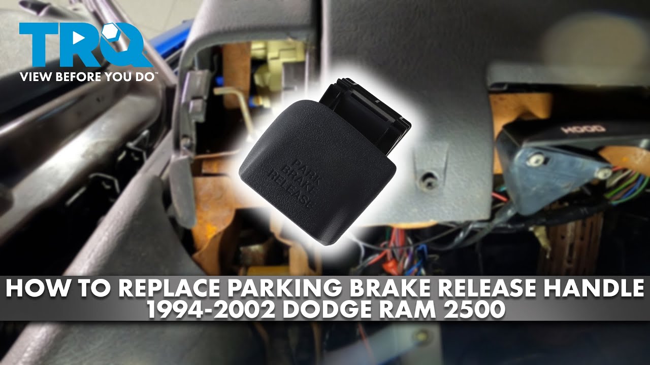 How to Replace Parking Brake Release Handle 19942002 Dodge Ram 2500