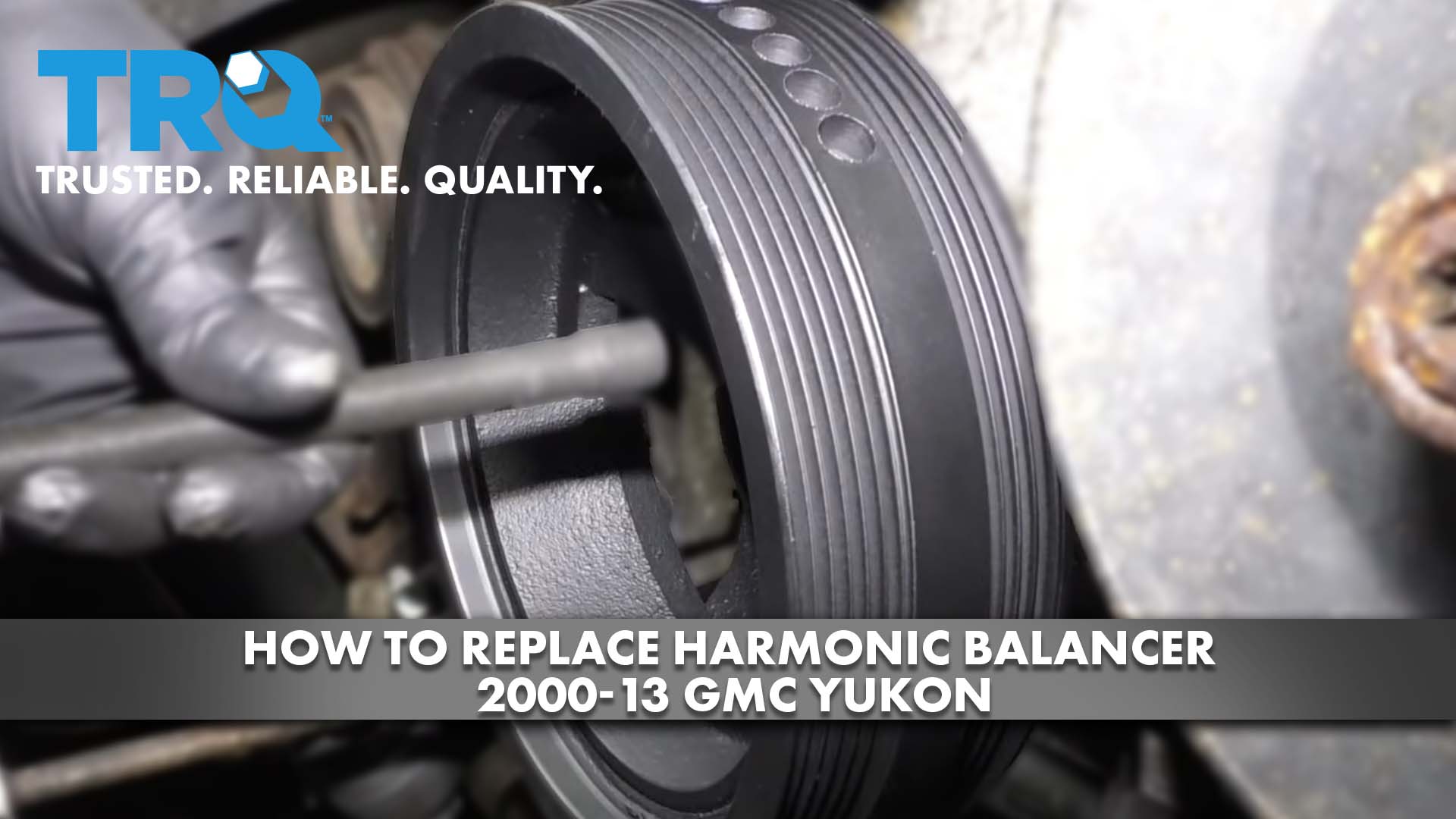 How to Replace Harmonic Balancer 200013 GMC Yukon 1A Auto