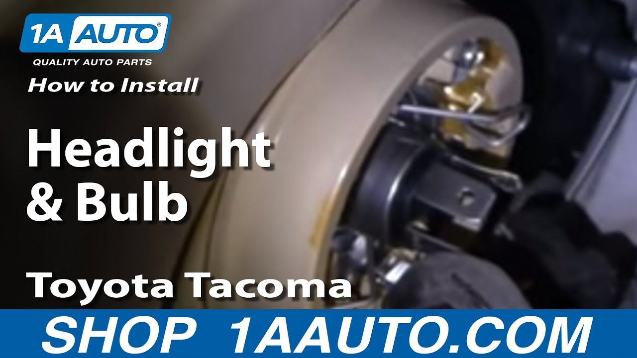 How to Replace Headlight 200104 Toyota 1A Auto