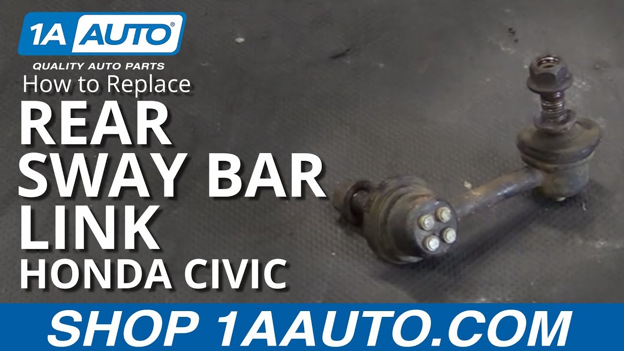 How to Replace Rear Sway Bar Link 2001-05 Honda Civic | 1A Auto