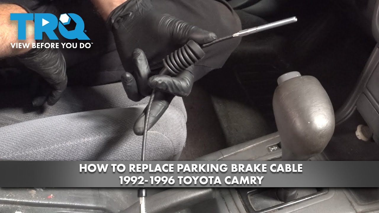How to Replace Front Parking Brake Cable 1992-1996 Toyota Camry | 1A Auto