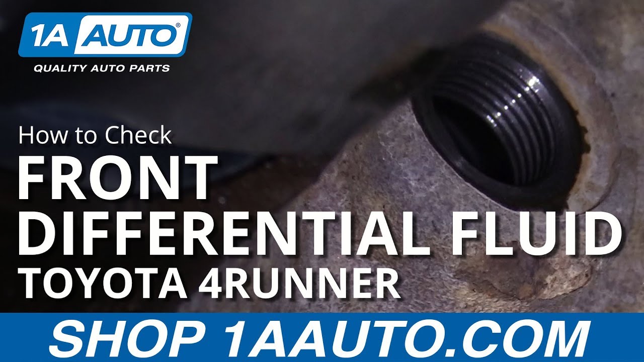 How to Check Transfer Case Fluid 200209 Toyota 4Runner 1A Auto